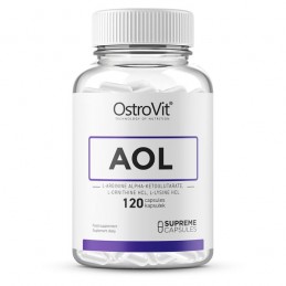 Crește anabolismul și accelerează regenerarea post-antrenament, Supreme AOL (L-Arginina, L-Ornitina, L-Lizina) 120 Capsule Conti