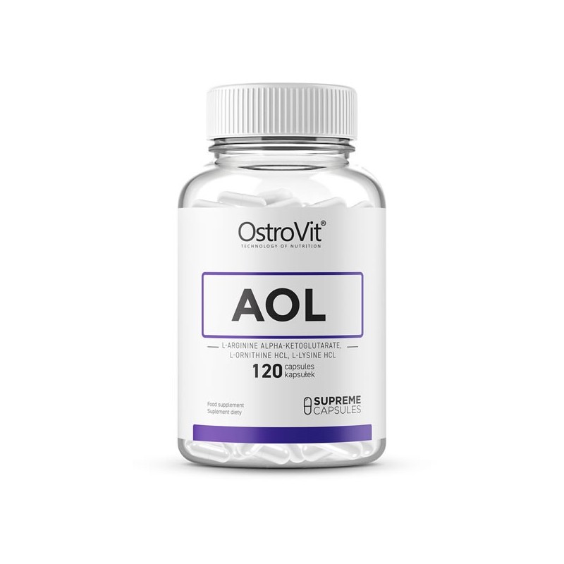 AOL (L-Arginine, L-Ornitina, L-Lizina) 120 Capsule, OstroVit - 3 | YEO