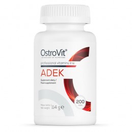 Mentinerea metabolismului normal al fierului, mentinerea pielii sanatoase, ADEK (Vitaminele A, D, E, K) 200 Tablete Beneficii AD