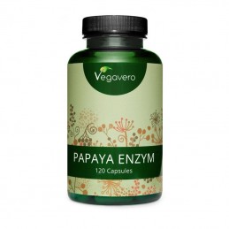 Vegavero Papaya Enzyme 120 Capsule – Enzime Digestive Naturale Beneficii Papaya: arzator de grasimi, ajuta la inlaturarea celuli