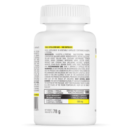 VIT24.com NAC VEGE, N-Acetyl L-Cysteine, 500mg 100 Capsule Beneficii N-Acetil Cisteina: formă stabilă de L-cisteină, sprijină să