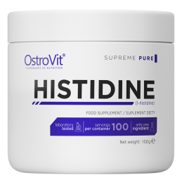 Supliment pentru antrenamente grele, Histidina pudra, 100 grame Beneficii OstroVit Histidine: accelereaza regenerarea dupa antre