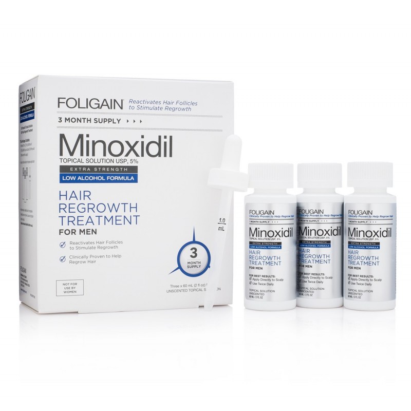Foligain Minoxidil 5 Tratament Pentru Regenerarea Parului La