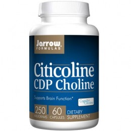 Supliment alimentar Citicoline CDP Choline, 250mg - 60 Capsule, Jarrow Beneficii Citicolina CDP-Colina: 250 mg Citicolină pe por