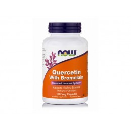 Quercetin cu Bromelain - 120 Capsule (sprijină sănătatea sinusurilor și promovează răspunsul histaminei sănătoase) Beneficii Que