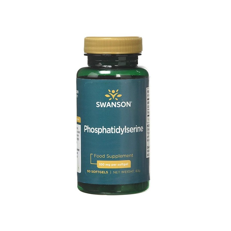 Swanson Fosfatidilserina 100 mg 30 capsule (Phosphatidylserine) Beneficii Fosfatidilserina: mentine o minte sanatoasa, recomanda