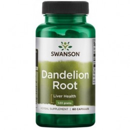 Swanson Dandelion Root (Papadie) 515 mg, 60 capsule – Suport Ficat si Digestie Dandelion Root Papadie beneficii: contine antioxi