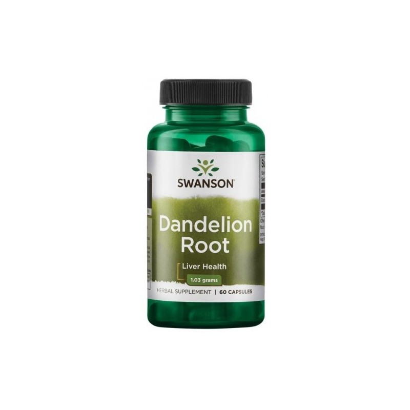 Dandelion Root Papadie 515mg 60 Capsule, Swanson - 1 | YEO