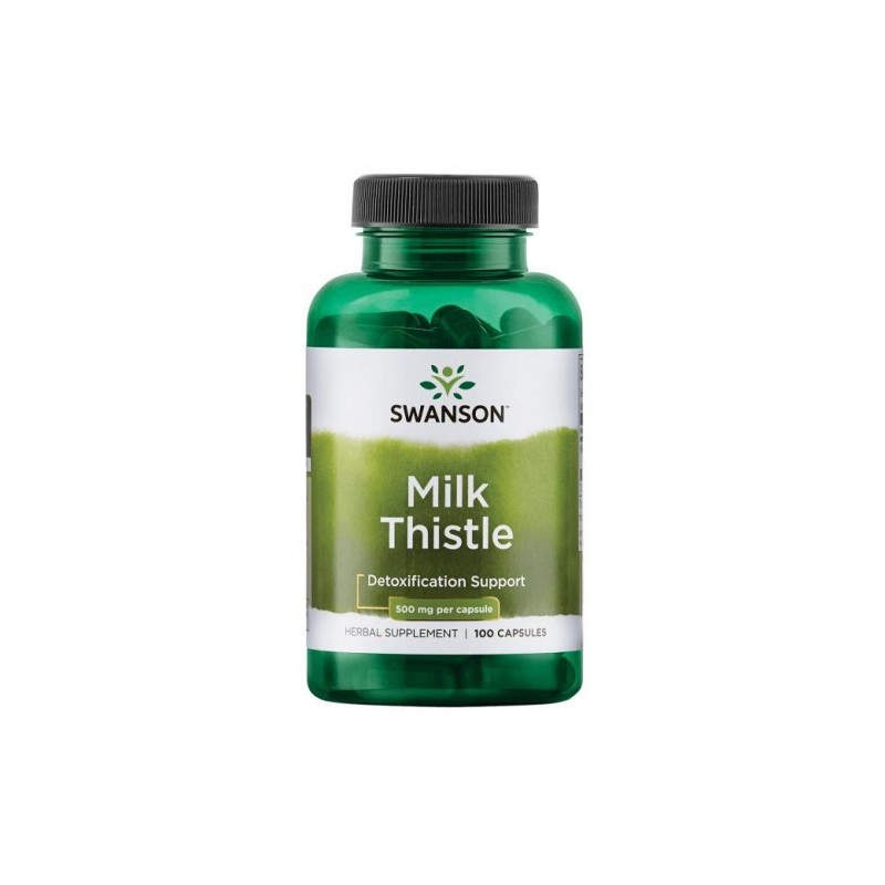 Milk Thistle Armurariu 500 mg 100 Capsule, Hepatoprotect, Swanson Beneficii Armurariu: elimina toxinele, sustine confortul hepat