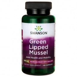 Swanson Green Lipped Mussel - Scoica cu cochilie verde 500 mg 60 Capsule Beneficii Scoica cochilie verde: ajută la menținerea ar