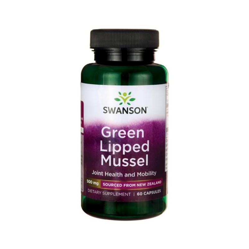 Green Lipped Mussel - Scoica cochilie verde 500 mg 60 Capsule, Swanson Green Lipped Mussel - Scoica cochilie verde Beneficii: aj