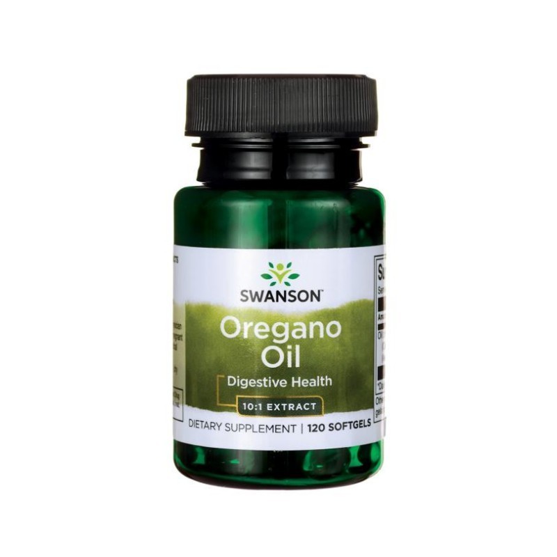 Swanson Ulei Oregano, Oregano Oil 10:1 Extract, 150mg - 120 Capsule Beneficii ulei de Oregano: ajuta la vindecarea problemelor u