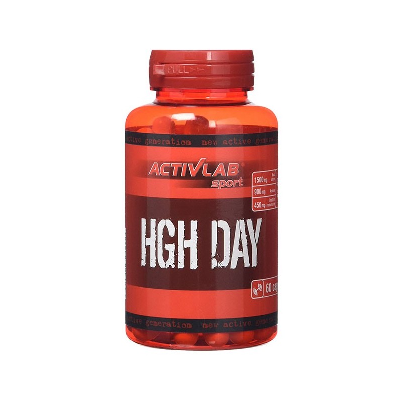 Activlab HGH Day 60 capsule (Contine Arginina pentru stimularea hormonului de crestere) HGH Day beneficii: stimulator eficient z
