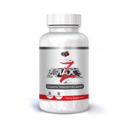 Z-Max, Vitamina B6 + Magneziu + Zinc + Melatonina, 90 Capsule, Pure Nutrition USA Beneficii Z-Max: crește tes-tosteronul, crește
