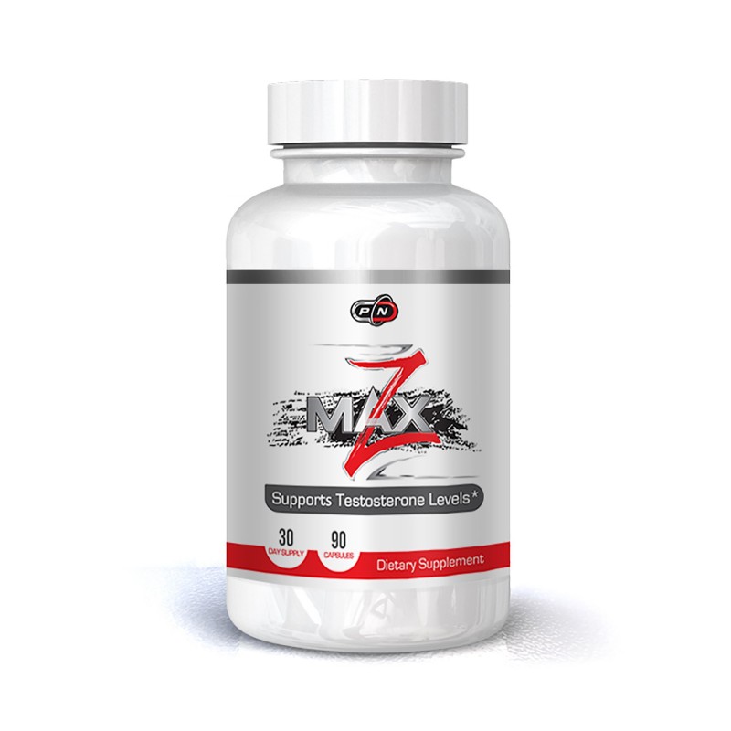 Pure Nutrition USA Z-Max 90 capsule – Zinc Magneziu B6 Melatonină Beneficii Z-Max: crește tes-tosteronul, creșterea masei muscul