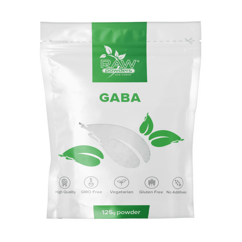 Promoveaza relaxarea, sustine un somn linistit si odihnitor, imbunatateste recuperarea, GABA pudra, 125 grame Beneficii GABA pul