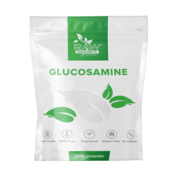 Raw Powders Glucozamina pulbere 250 de grame Beneficii Glucosamine: ameliorează simptomele osteoartritei, exercită o acțiune ant