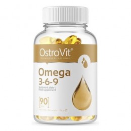 Omega 3-6-9, 90 Capsule, Sprijină sănătatea inimii si un nivel sănătos de colesterol, susține sănătatea cardiovasculară OMEGA 3-