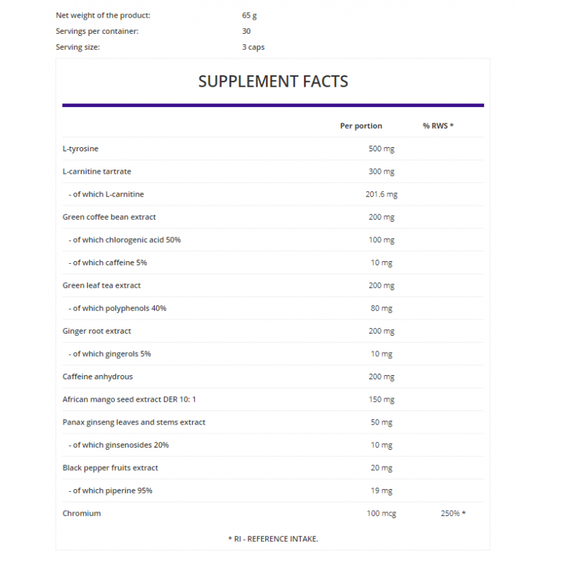 OstroVit Fat Burner eXtreme 90 Capsule (Supliment slabit, arzator grasimi) - 3 | YEO