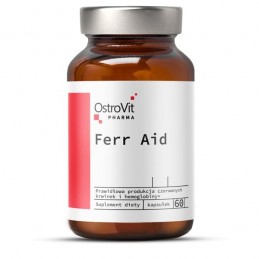 Pharma Ferr Aid 60 Capsule (Fier + Vitamine)- O functie cognitiva normala, un metabolism normal de energie Beneficii Fier: o fun