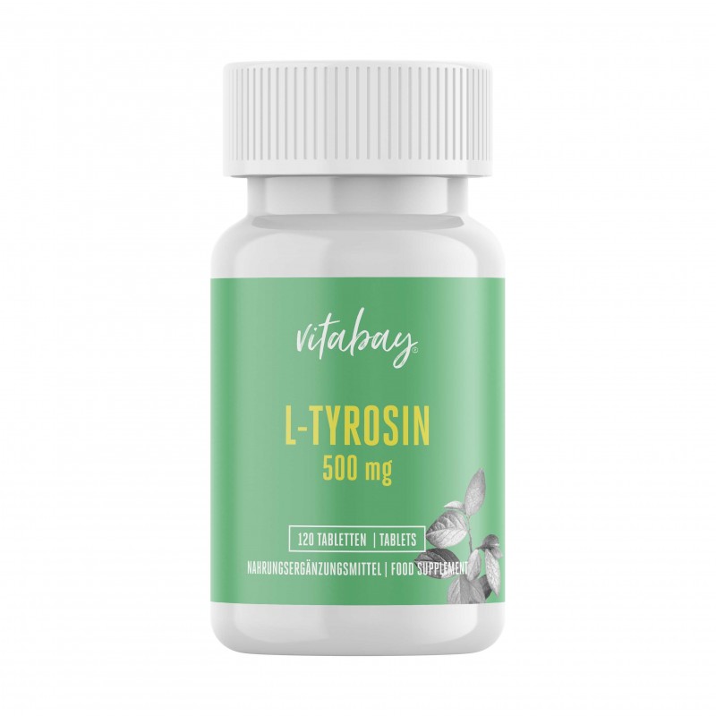 L-Tyrosine (L-Tirozina), 500 mg, 60 Capsule, pret, prospect, beneficii, doze, indicatii, efecte, pareri