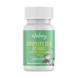 Vitabay Cordyceps Extract CS-4 - 5000 mg 90 capsule Vegan BENEFICII CORDYCEPS: imbunătățește energia, imbunătățește sănătatea in