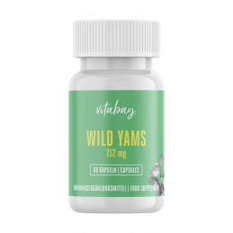 Yam Wild Extract 712 mg 60 capsule (va ajuta sa faceti fata simptomelor legate de menopauza si sa aveti o viata linistita) Yam v