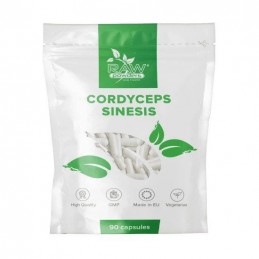 Cordyceps Sinensis 750 mg 90 Capsule, Raw Powders BENEFICII CORDYCEPS: imbunătățește energia, imbunătățește sănătatea inimii, ec