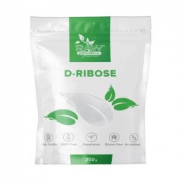 Raw Powders D-Riboza Pudra 250 de grame Beneficii D'Riboza: ajuta recuperarea rezervelor de energie din celulele dvs. Poate îmbu