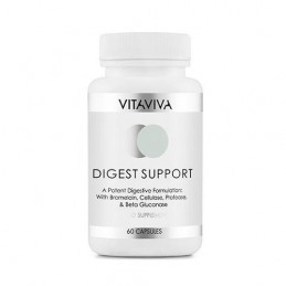 Vitaviva Digest Support 60 Cpasule 
Digest Support este o combinatie de 18 enzime digestive alese pentru a va sprijini digestia 