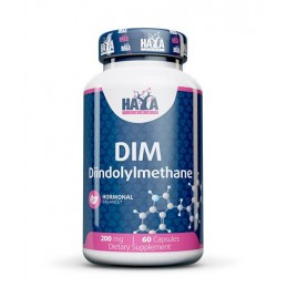 Susține echilibrul hormonal echilibrat, promovează nivelurile sănătoase de estrogen, DIM (Diindolilmetan), 60 Capsule DIM (Diind