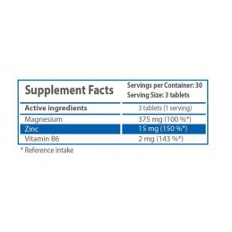 Magneziu + Zinc + Vitamina B6, 90 Pastile, HS Labs Beneficii Magneziu, Zinc, Vitamina B6: crește testosteronul, creșterea masei 