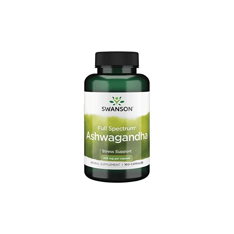 Ashwagandha 450mg 100 Capsule, Swanson - 5 | YEO