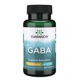 GABA Acid Gama-Aminobutiric 500 mg 100 Capsule, Swanson Beneficii GABA: promoveaza relaxarea, sustine un somn linistit si odihni