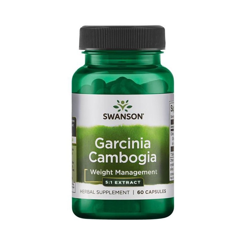 Swanson garcinia cambogia 5:1 extract, 80mg - 60 capsule