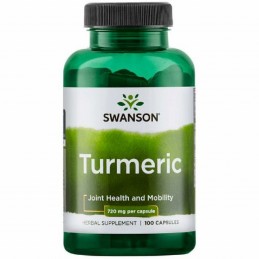 Swanson Turmeric 720 mg 100 Capsule – Curcuma pentru Articulatii si Antioxidant Beneficii turmeric: protejeaza ficatul si sistem