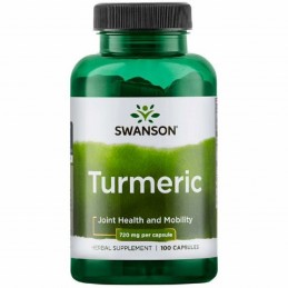Turmeric 720 mg 100 Capsule, Swanson Beneficii turmeric: protejeaza ficatul si sistemul digestiv, actioneaza ca tonic pentru sis