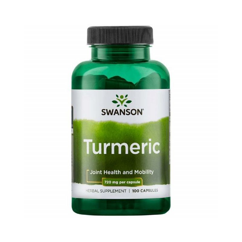 Swanson Turmeric 720 mg 100 Capsule – Curcuma pentru Articulatii si Antioxidant Beneficii turmeric: protejeaza ficatul si sistem