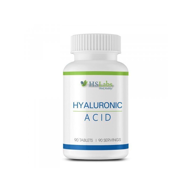 HS Labs - Hyaluronic Acid 70 mg - 90 Comprimate (Acid Hialuronic) Beneficii Acid Hialuronic: sustine sanatatea articulatiilor si