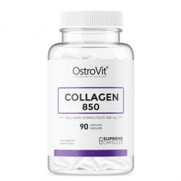 OstroVit Colagen 850 mg 90 Capsule Beneficii OstroVit Collagen: grija de pielea neteda si sanatoasa, unghii puternice, par de vi