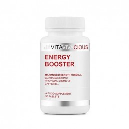 Vitaviva Energy Booster 90 Tablete Beneficii Energy Booster: extract de guarana, inlocuitor excelent pentru cafea, cafeina iti o