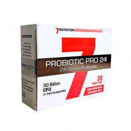 Probiotic PRO 24, 30 Capsule, Ajuta la echilibrarea florei interstinale, reduce riscul tulburarilor digestive Beneficii 7NUTRITI