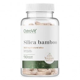 Silica Bamboo VEGE 90 Capsule (Siliciu din bambus pentru articulatii dureroase) Beneficii Siliciu Bio: are un efect de intinerir