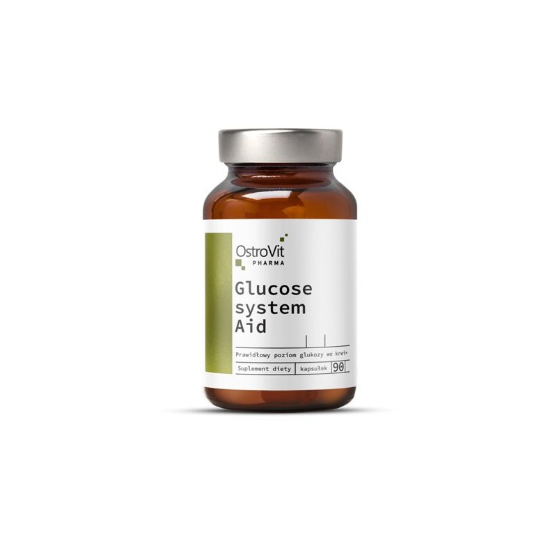 OstroVit Pharma Glucose System Aid 90 capsule - Echilibru glicemic natural Beneficii Pharma Glucose System Aid: ajută la menține