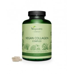 Vegavero Collagen Plus Complex Vegan 270 Capsule 100% vegan - nu este din substanțe de origine animala. Contine L-Lizină HCL, L-