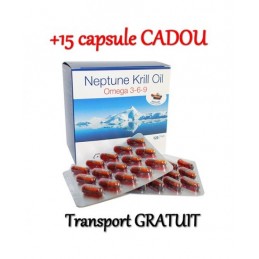 Supliment alimentar Neptune Krill Oil 180 + 15 capsule, Omega 3-6-9, colesterol, trigliceride, articulatii Neptune Krill Oil-Ome