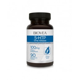 Soluție naturală pentru anxietate și depresie, 5-HTP (eliberare treptata) 100 mg 90 Comprimate Beneficii 5-HTP: o soluție natura