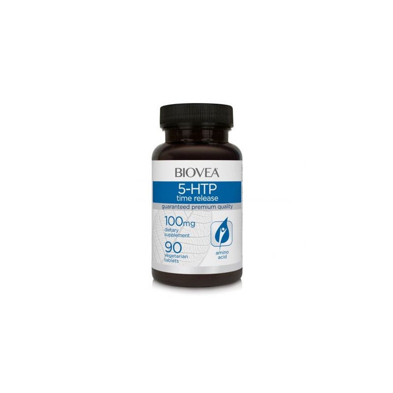 Biovea 5-HTP (eliberare treptata) 100 mg 90 Comprimate Beneficii 5-HTP: o soluție naturală pentru anxietate și depresie, ajută l