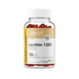 Lecitina 1200 mg, 70 Capsule- Supliment memorie si imunitate Beneficii Lecitina: Lecitina construiește fiecare celulă a corpului