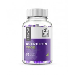 Supliment alimentar Quercetina VEGE 90 Capsule, OstroVit Beneficii Quercetin: ajuta la sustinerea sistemului imunitar, poate red